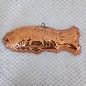 Copper Fish Shaped Mold